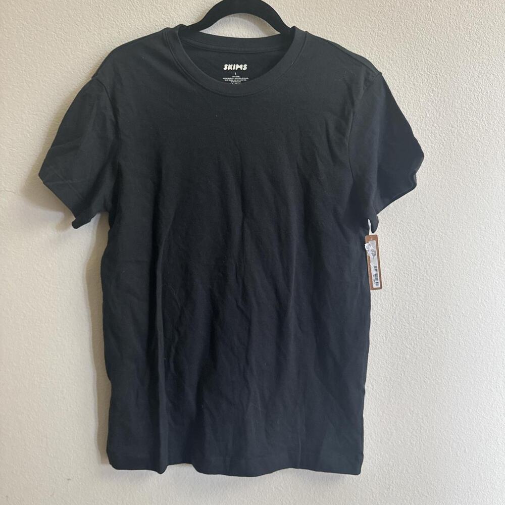 NWT SKIMS Men’s Cotton Classic Short Sleeve T-Shirt - Onyx S